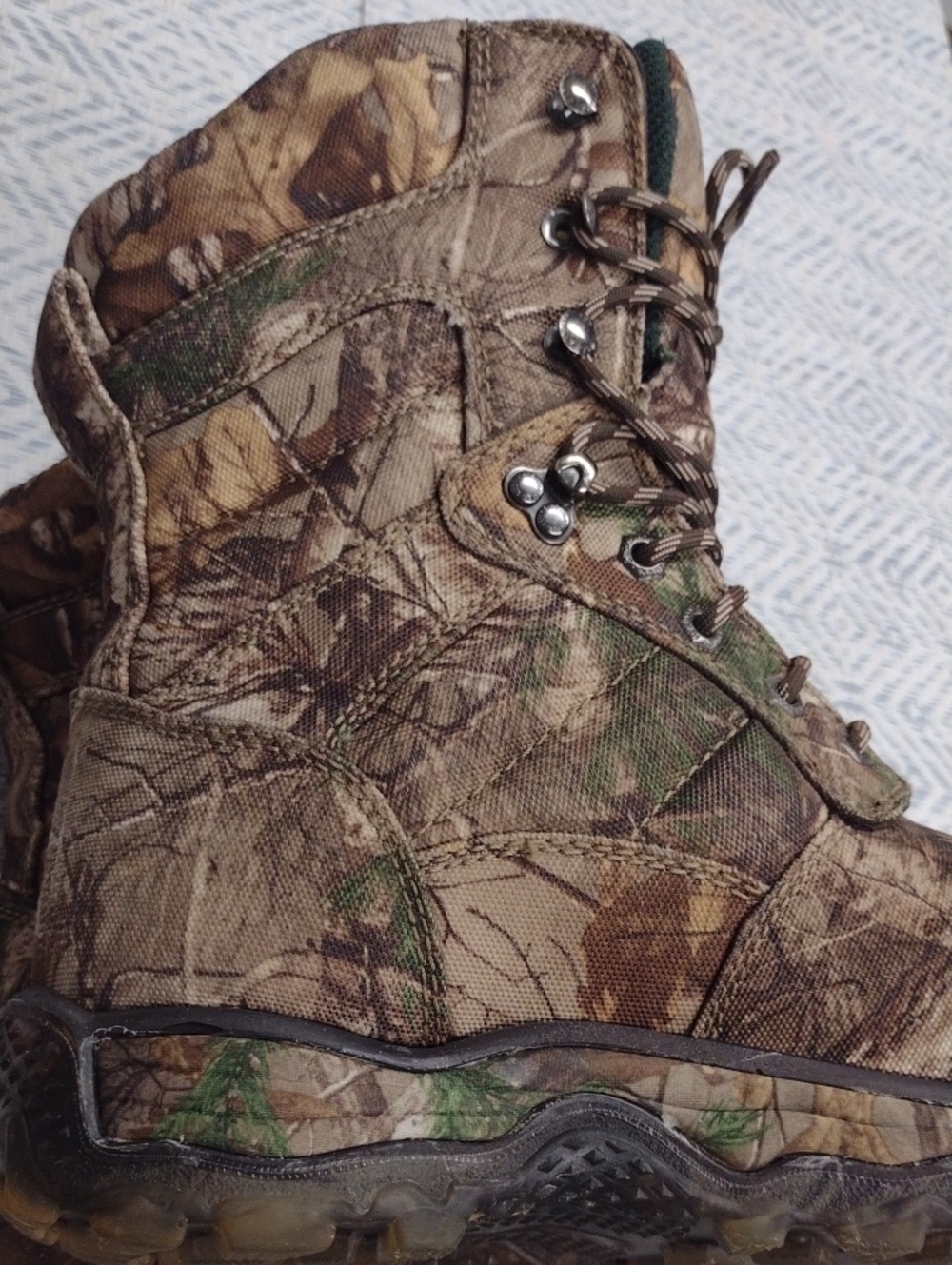 Herman Survivors Hunting Boots Size 7.5 Waterproof Realtree Camo Thinsulate 800g - Picture 13 of 16